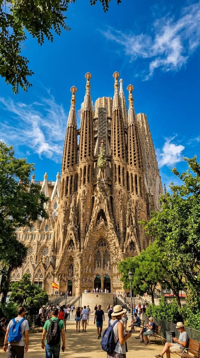 Barcelona original photo before transformation