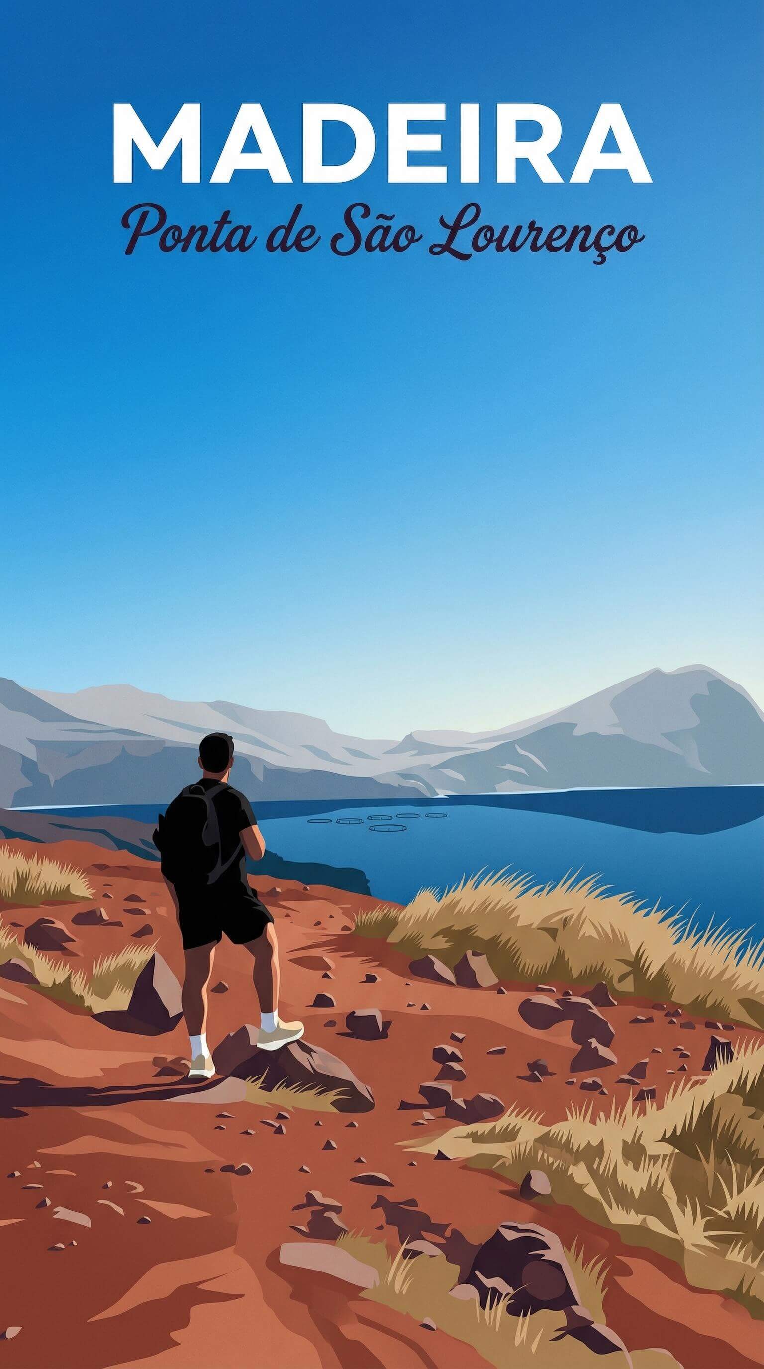 Madeira travel poster