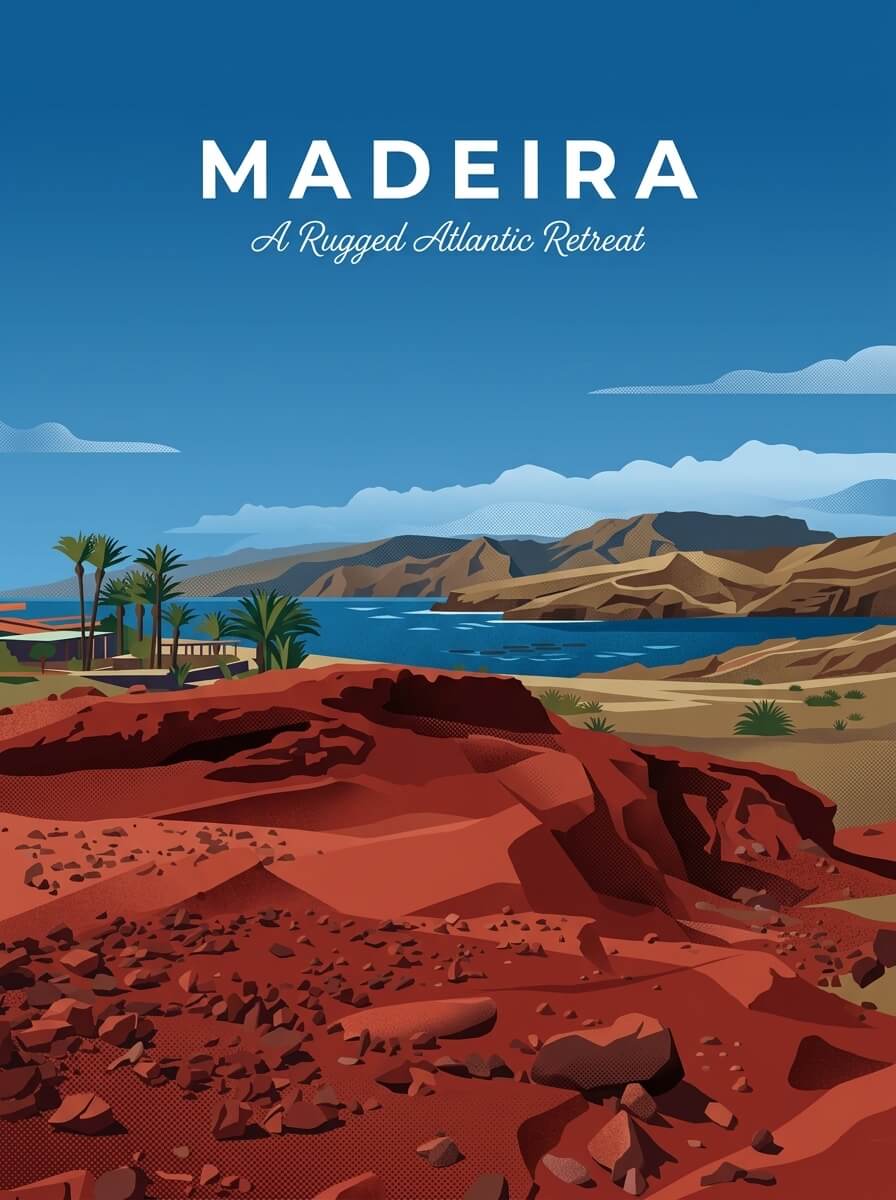Madeira travel poster example