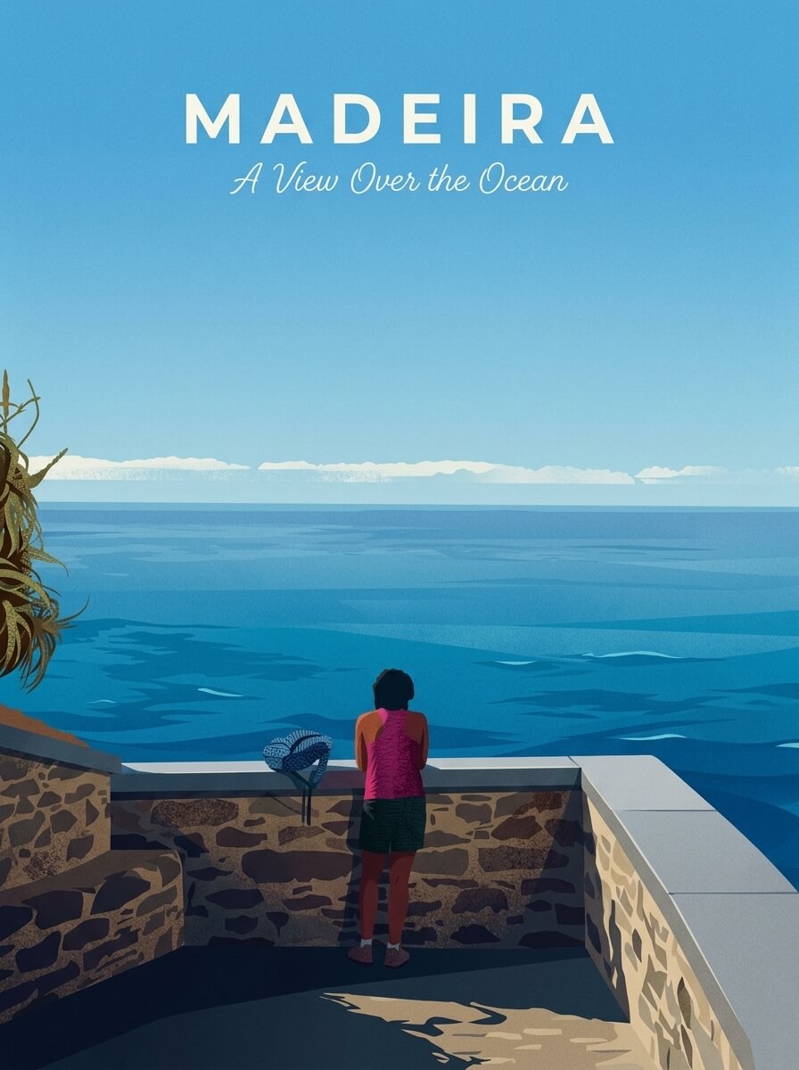 Madeira travel poster example