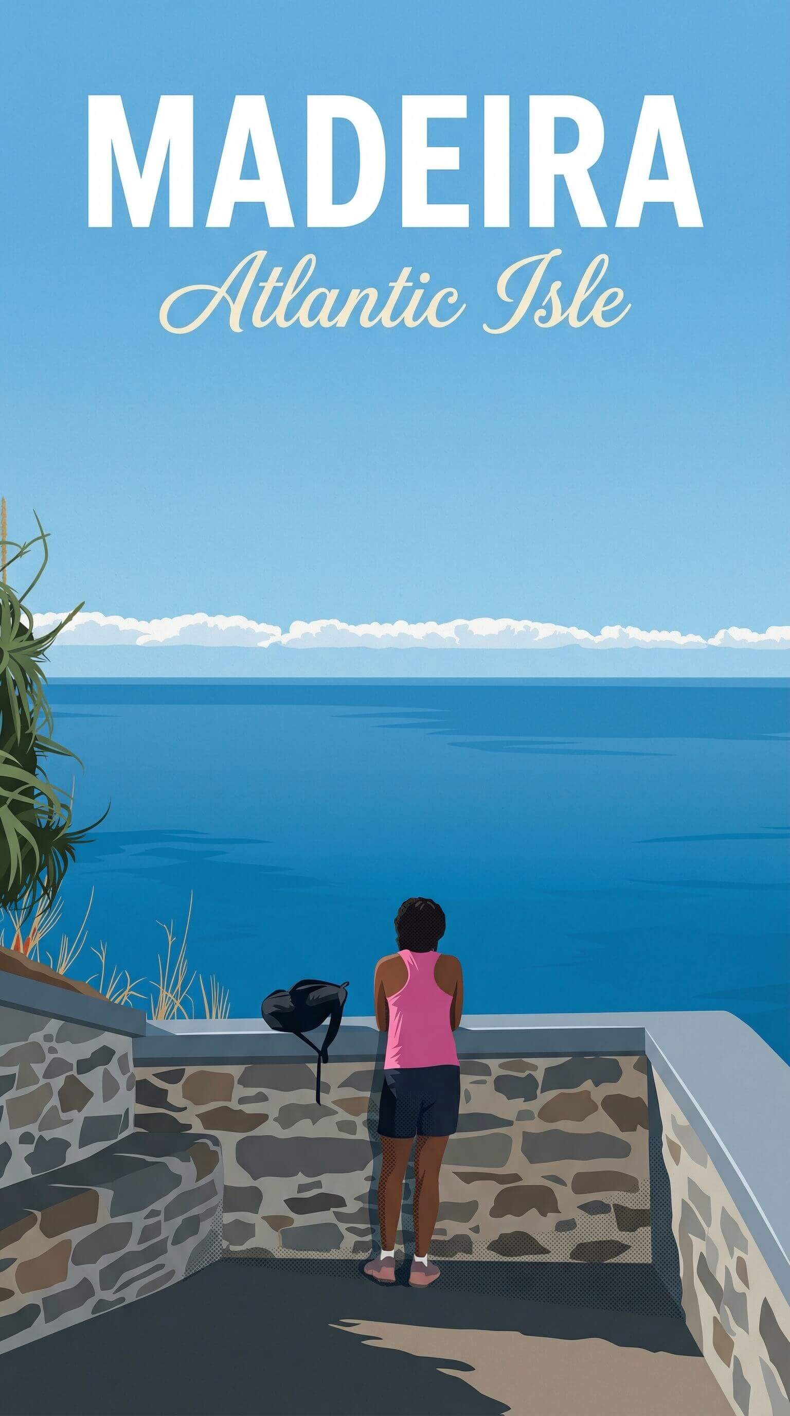 Madeira travel poster example