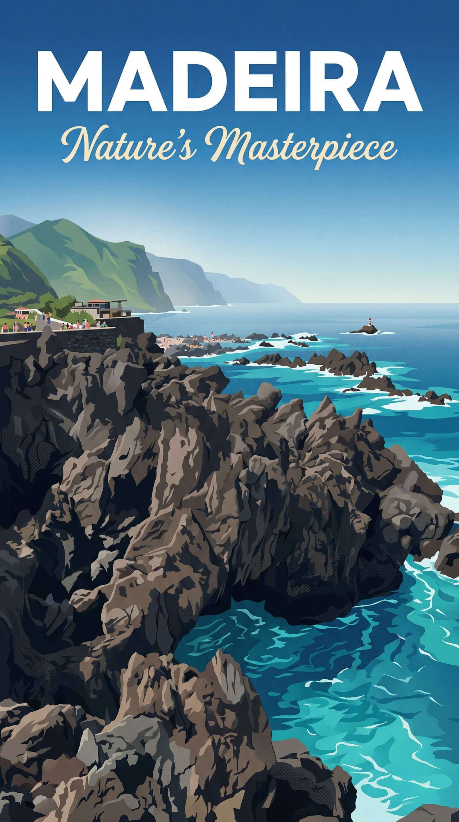 Madeira travel poster example